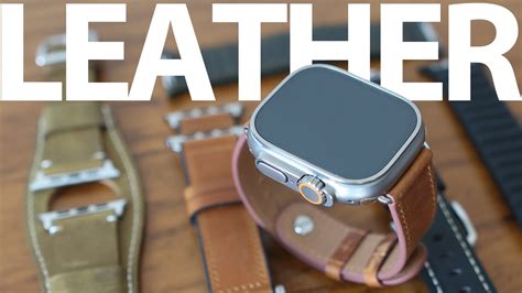 best apple watch ultra leather bands|apple watch genuine leather.